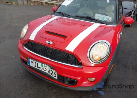 2012 Mini Cooper S z USA, uszkodzony, nr VIN WMWZP3C5XCT249627
